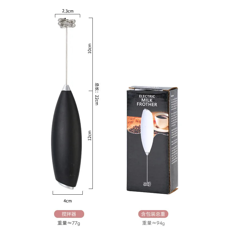 2-in-1 Electric Milk Frother – USB Coffee & Egg Beater
