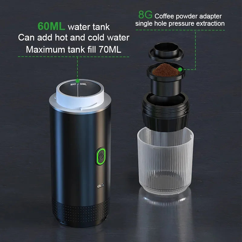 3-in-1 Portable Espresso Coffee Maker