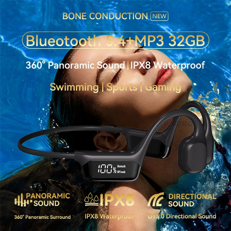 Xiaomi Bone Conduction Bluetooth 5.4 Headphones with 32GB MP3 Player