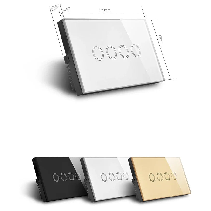 Melery WiFi Smart Touch Switch – Tuya Glass Panel