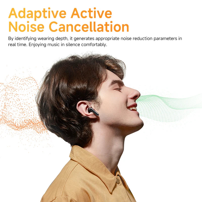 QCY AilyBuds Pro+ Wireless Earbuds – ANC & Hi-Res Audio