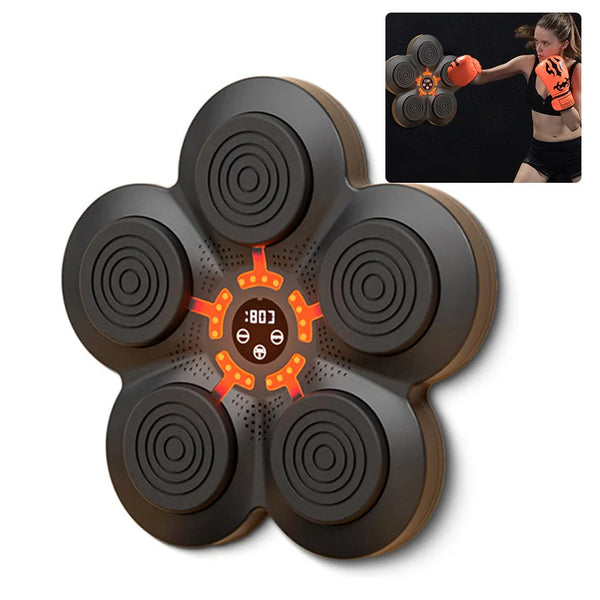 Smart Music Boxing Trainer – Bluetooth, Light Modes, USB Charging