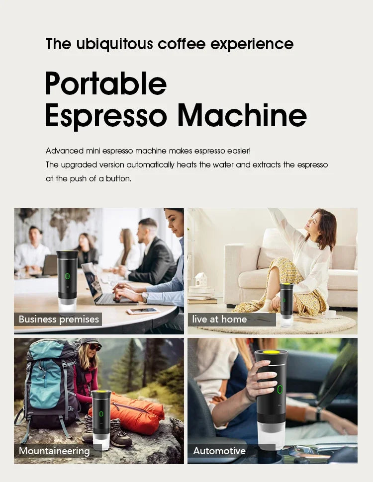 3-in-1 Portable Espresso Coffee Maker