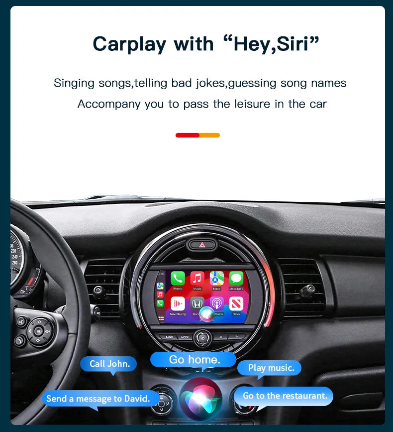 Wireless CarPlay & Android Auto for BMW/MINI (R & F Series)