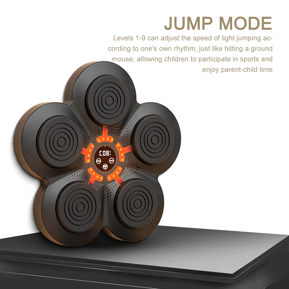 Smart Music Boxing Trainer – Bluetooth, Light Modes, USB Charging