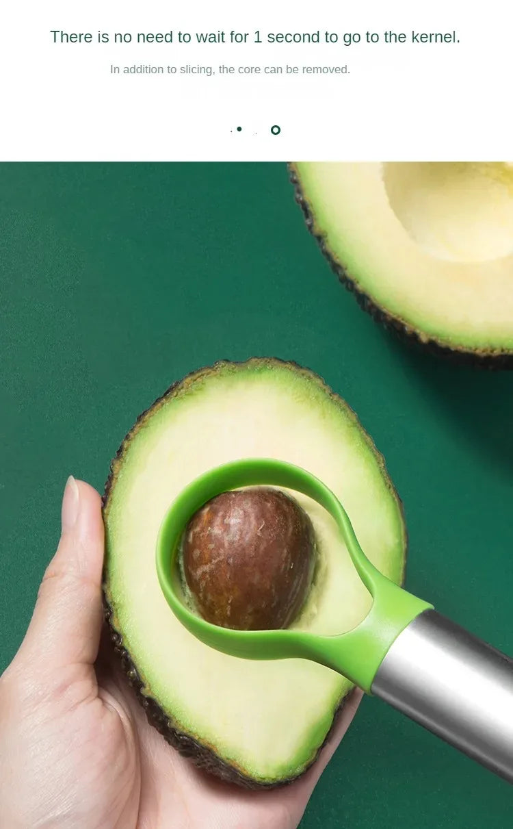 Avocado & Fruit Stainless Steel Cutting Gadget