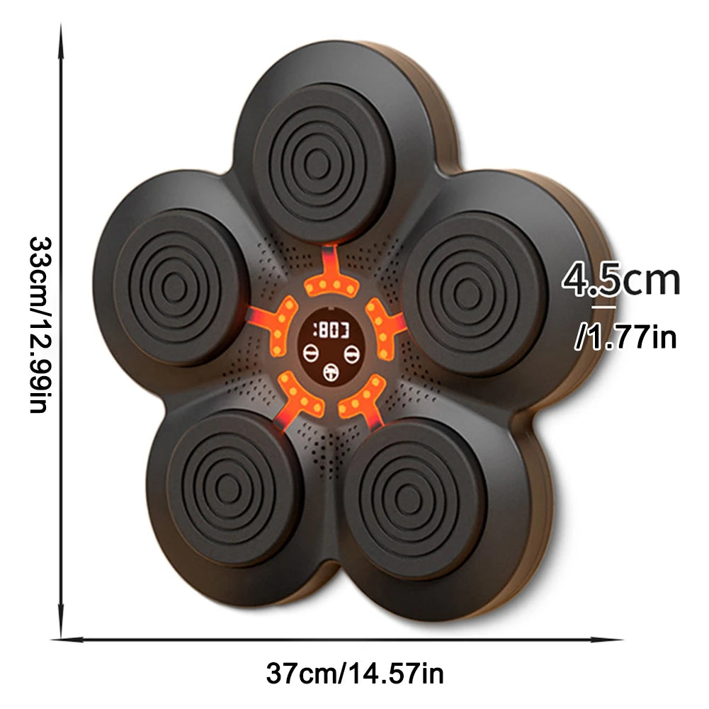 Smart Music Boxing Trainer – Bluetooth, Light Modes, USB Charging