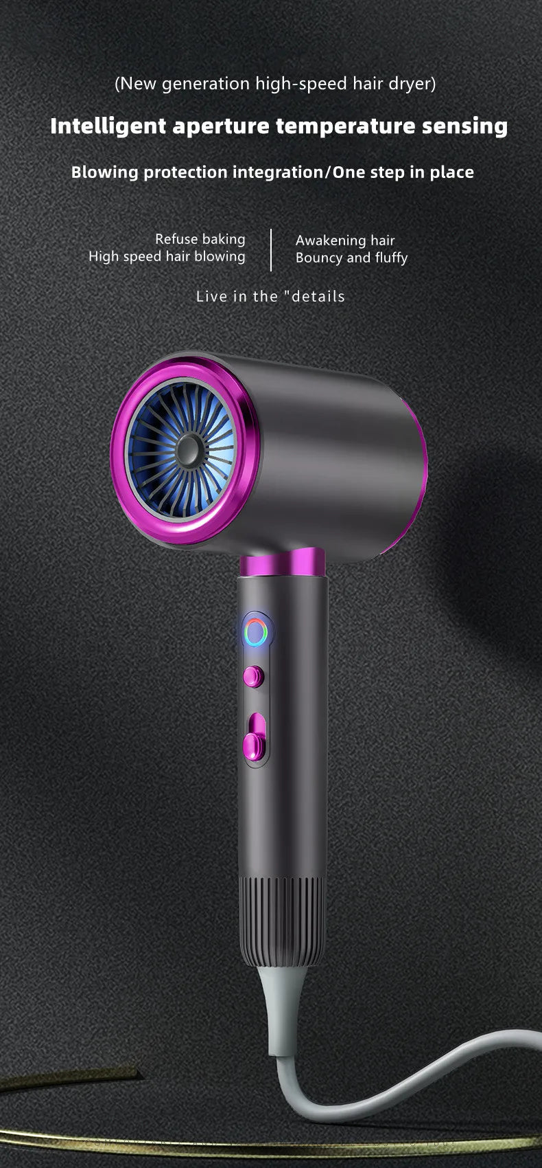 Latest High-Speed Blue Light Ion Hair Dryer