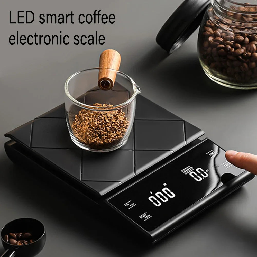 Digital Kitchen Scale 3kg/0.1g – With Timer for Baking & Cooking