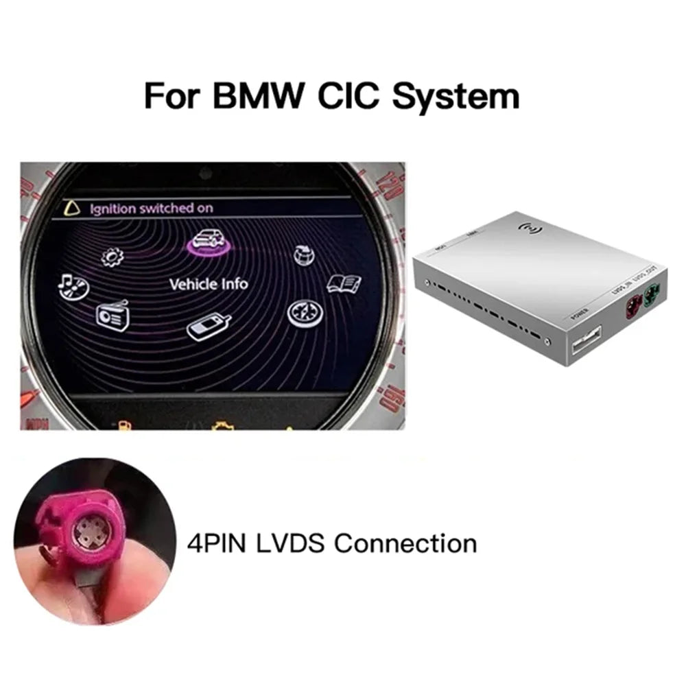 Wireless CarPlay & Android Auto for BMW/MINI (R & F Series)