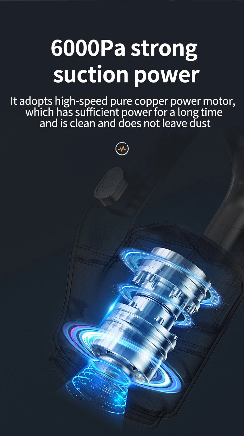 Wireless Handheld Vacuum Cleaner – Portable Household & Car Cleaning