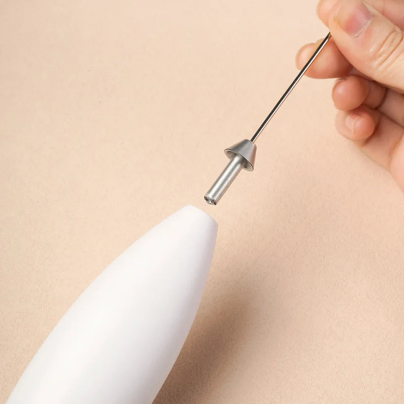 2-in-1 Electric Milk Frother – USB Coffee & Egg Beater