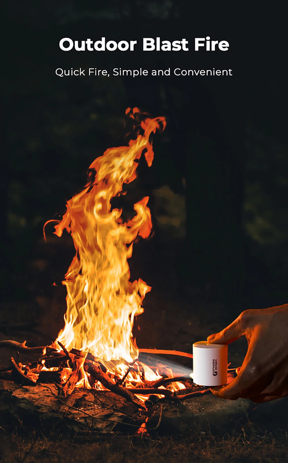 FLEXTAILGEAR Tiny Pump X – Mini Air Pump & Camping Light