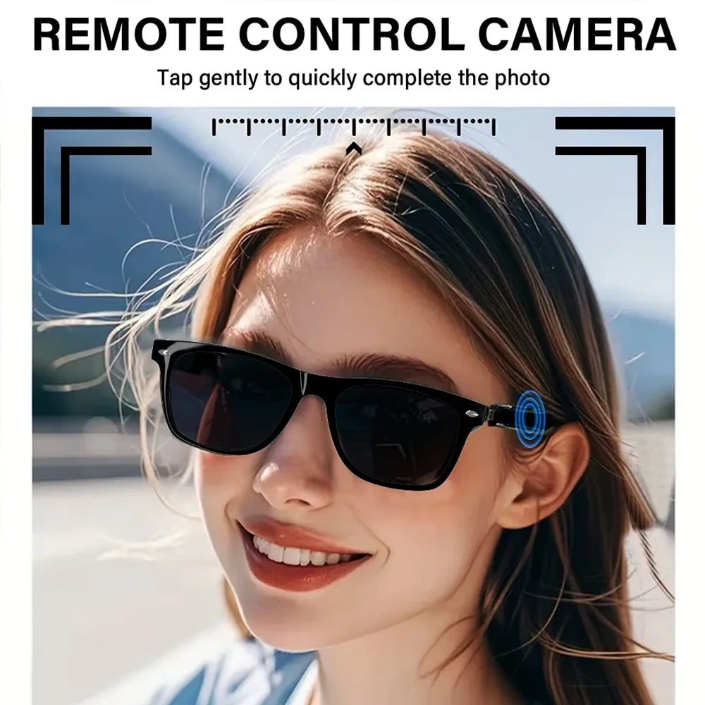 SENBONO Smart Bluetooth Glasses – Music & Call, Anti-Blue Light