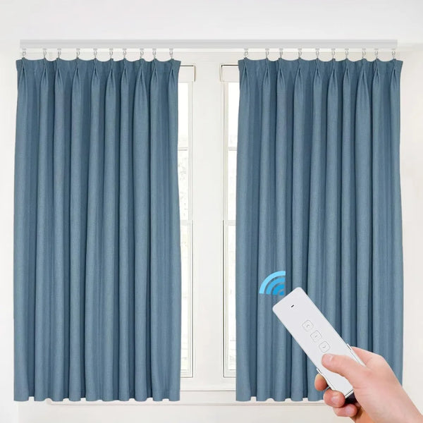 Smart Motorized Curtain Track – Remote & App Controlled