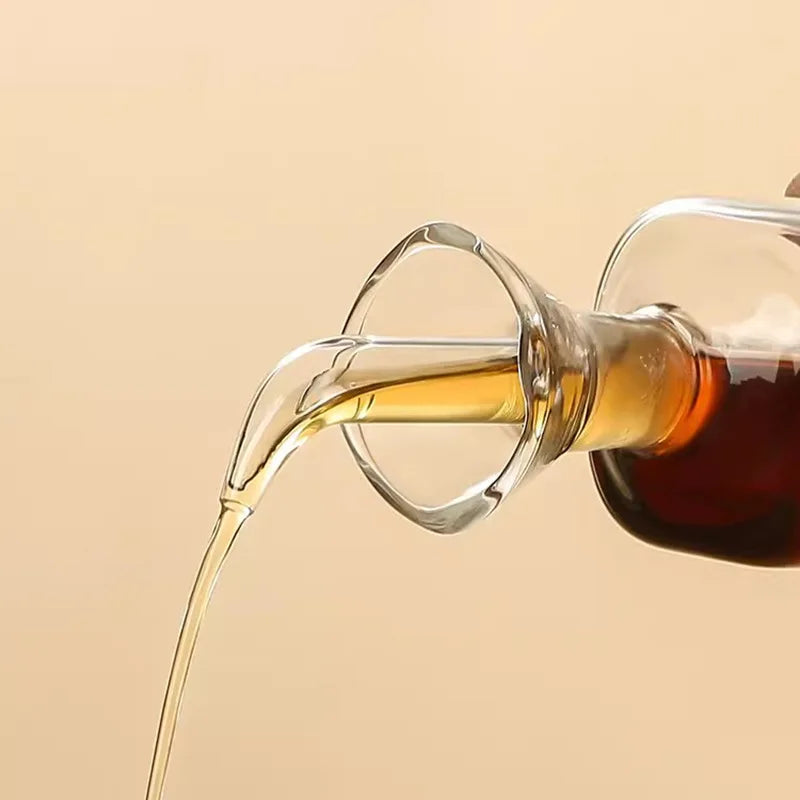 2025 High Borosilicate Glass Oil & Vinegar Leak-proof Bottle