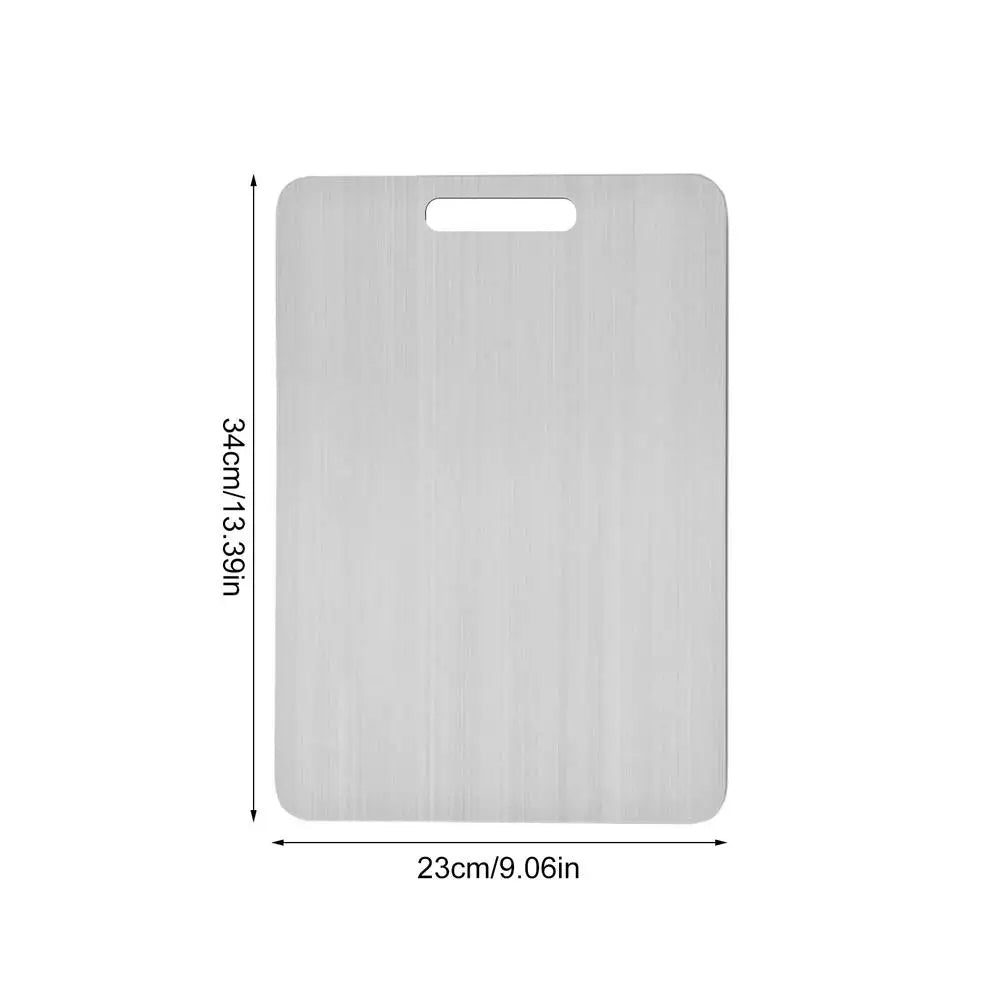 Titanium 304 Stainless Steel Double-Sided Cutting Board