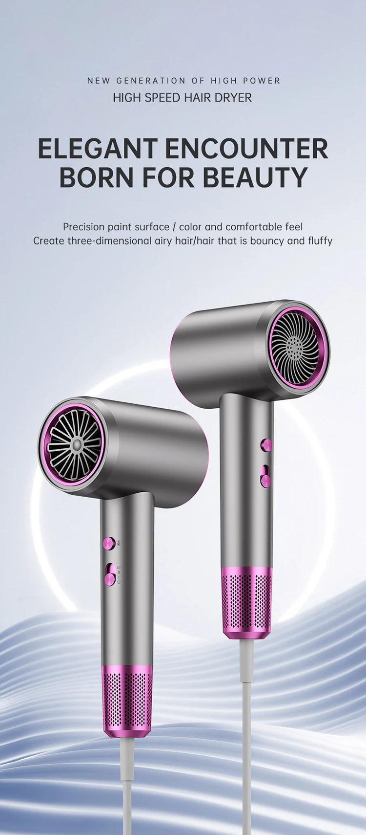 Latest High-Speed Blue Light Ion Hair Dryer