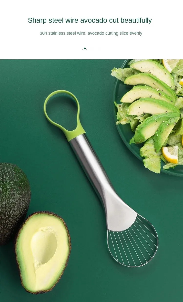 Avocado & Fruit Stainless Steel Cutting Gadget