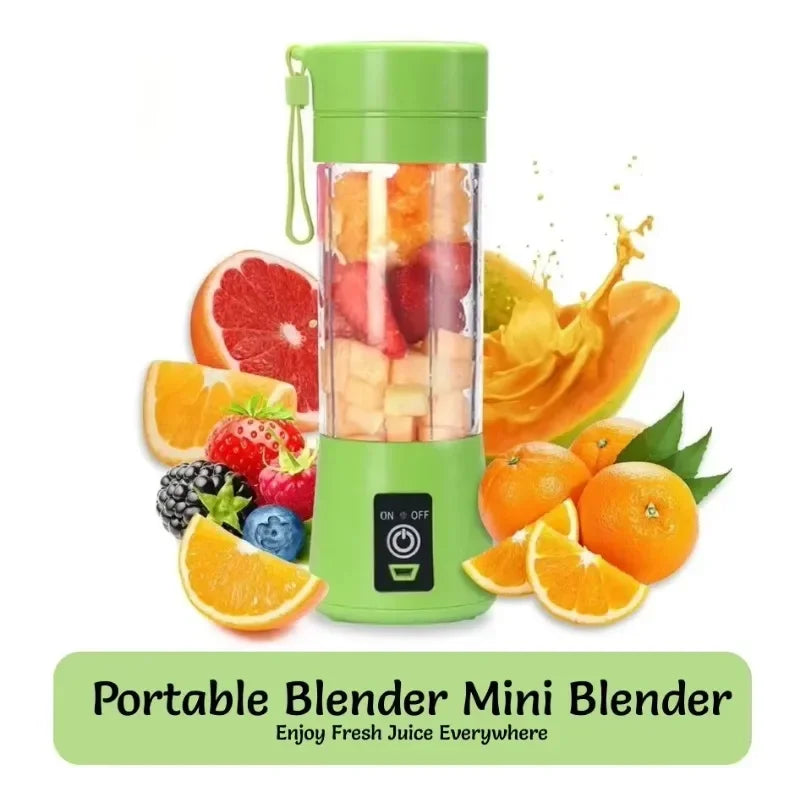 2025 Mini Portable USB Rechargeable Blender 380ml
