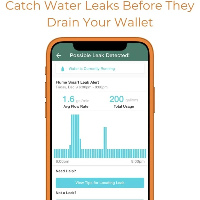 Flume2 Smart Water Monitor – Leak Detection & Usage Tracker
