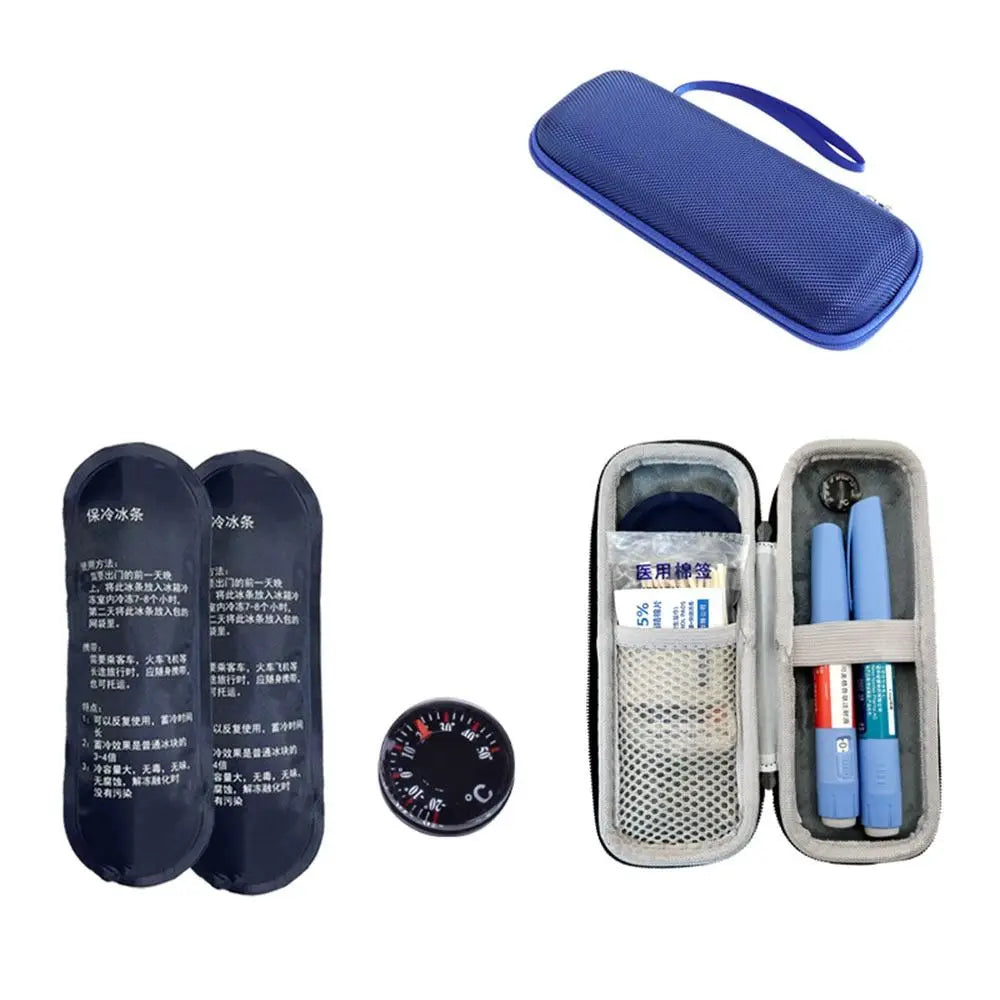 Portable Waterproof Insulin Cooling Bag with Gel – Diabetic Pen Case