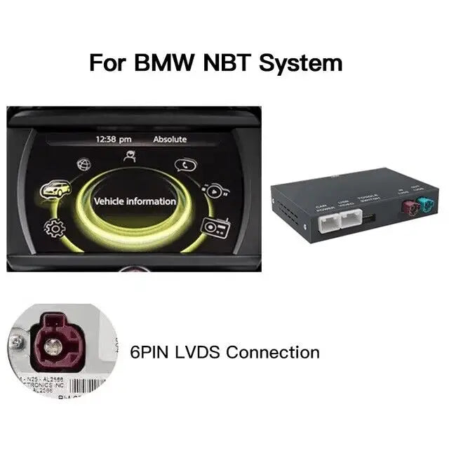 Wireless CarPlay & Android Auto for BMW/MINI (R & F Series)