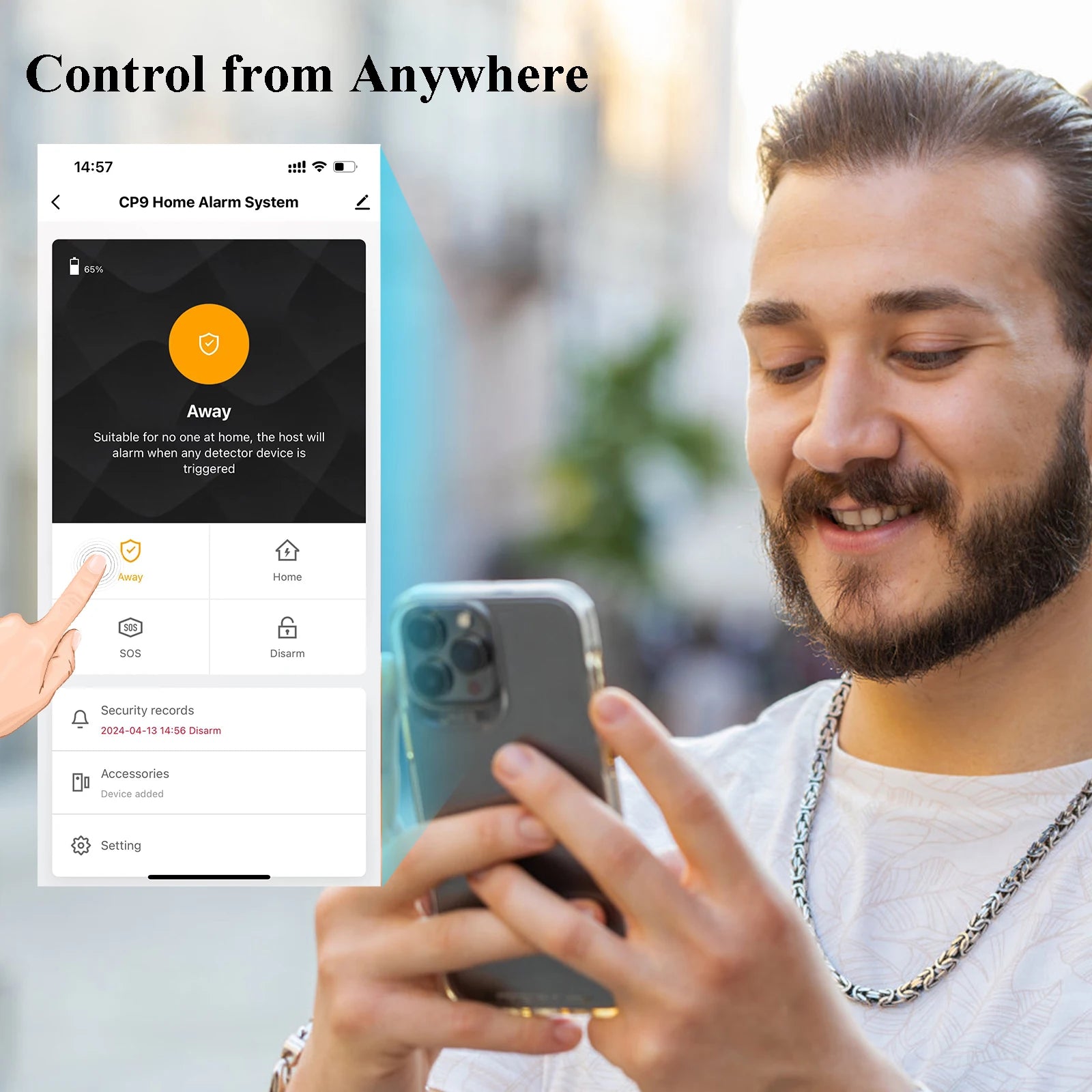 CPVAN Wireless Alarm System – Tuya Smart Home Security Kit