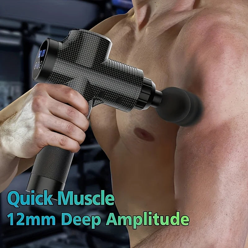 Portable Fascia Massage Gun – Deep Tissue Muscle Relaxation