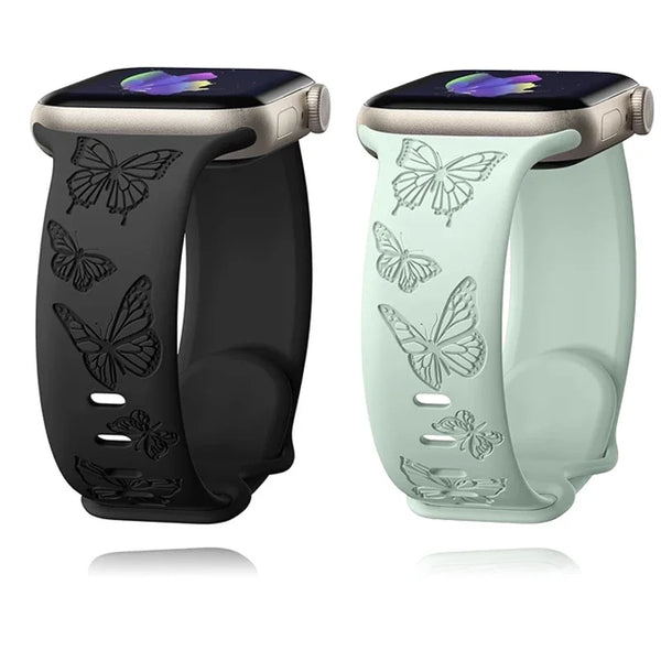 Butterfly Silicone Strap for Apple Watch (All Sizes & Series)