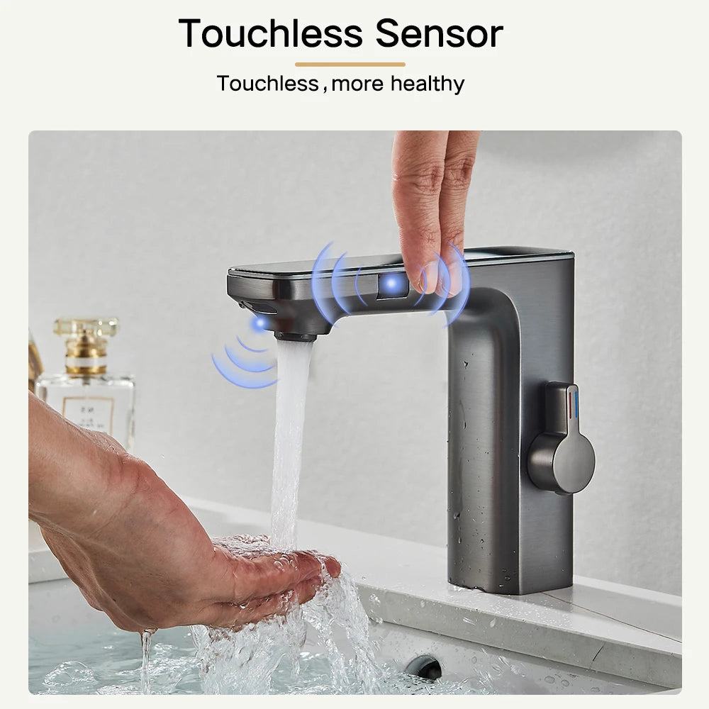 Rozin Touchless Sensor Basin Faucet with Smart Display