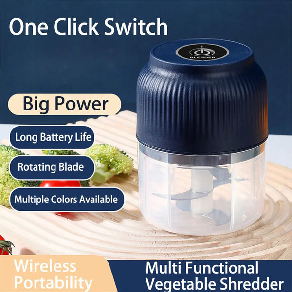 250ml Mini Wireless Electric Garlic Chopper