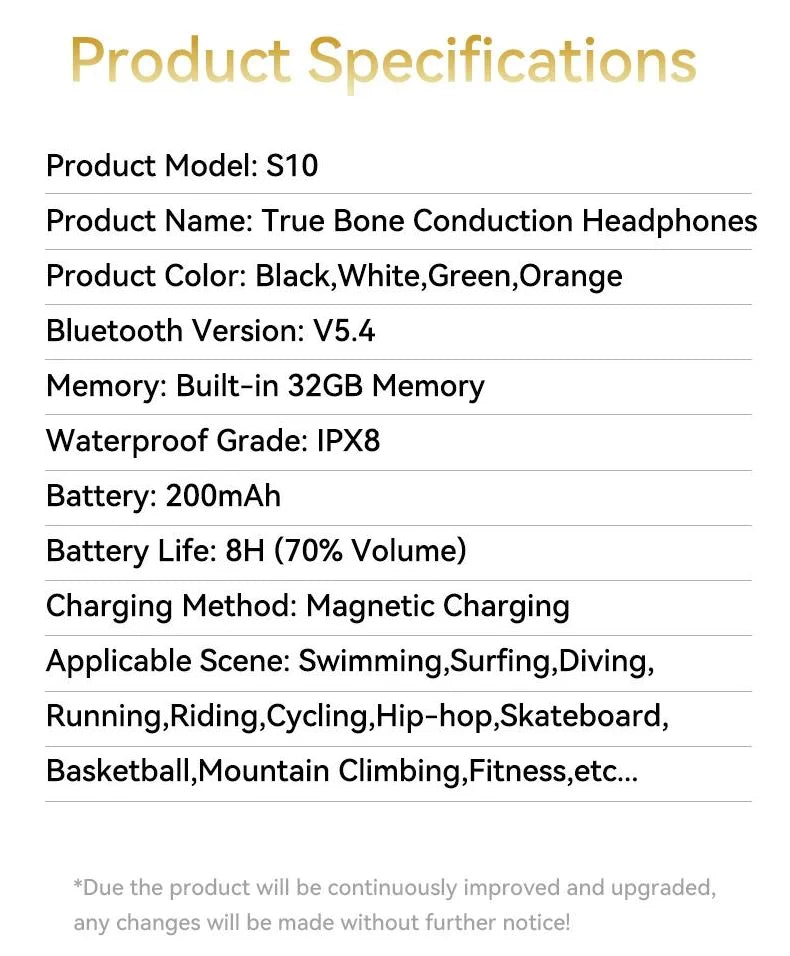 Xiaomi Bone Conduction Bluetooth 5.4 Headphones with 32GB MP3 Player