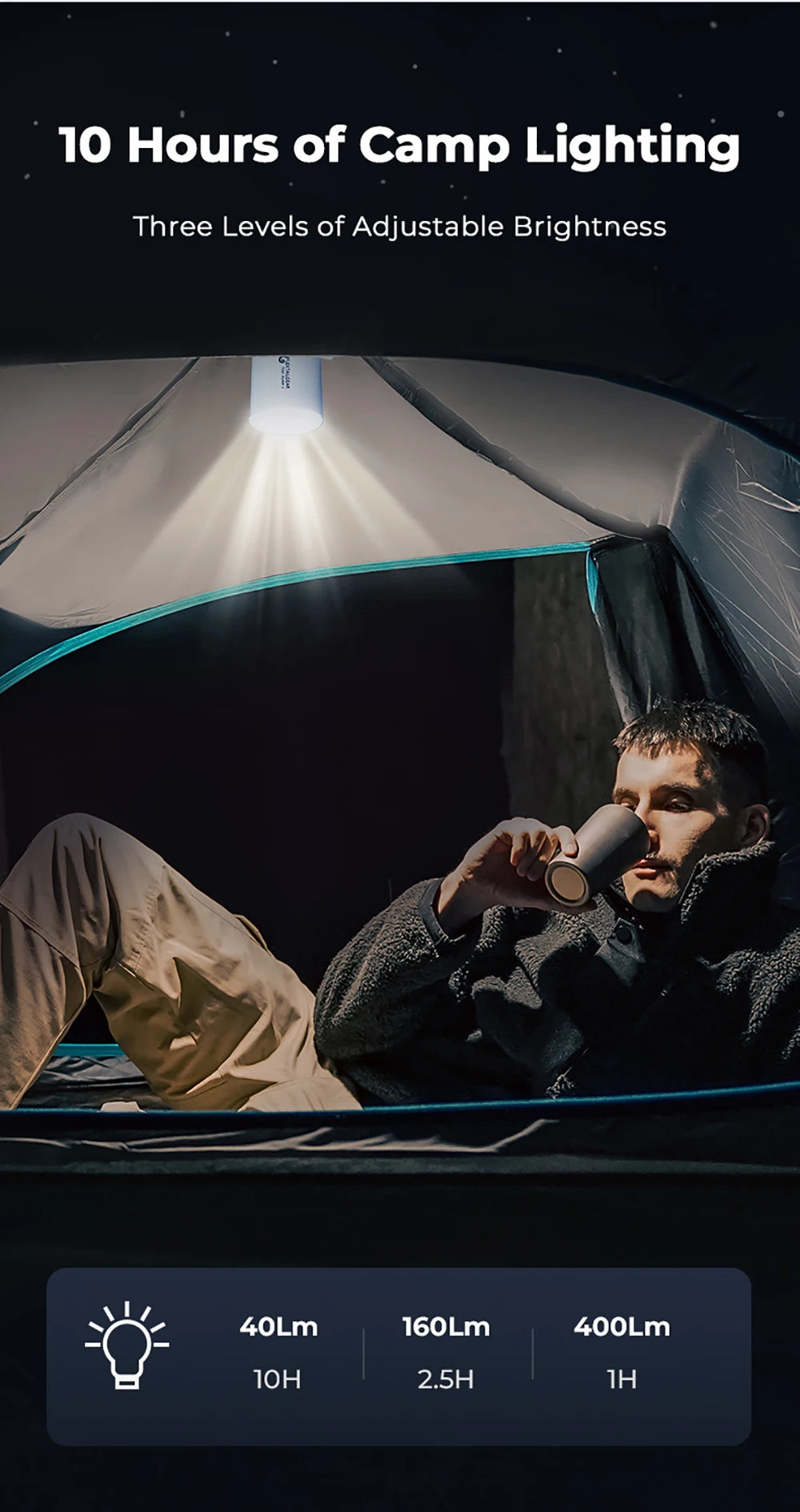 FLEXTAILGEAR Tiny Pump X – Mini Air Pump & Camping Light