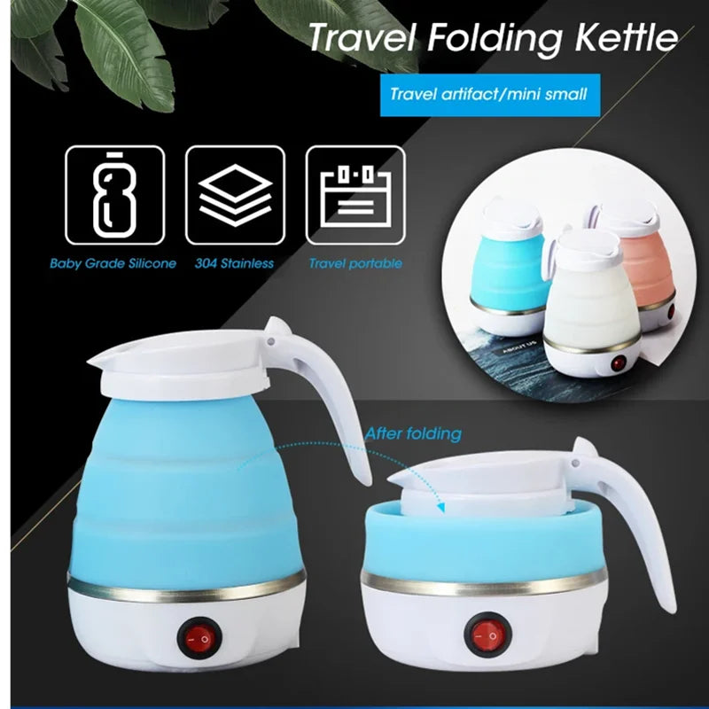 600ML Foldable Portable Electric Travel Kettle