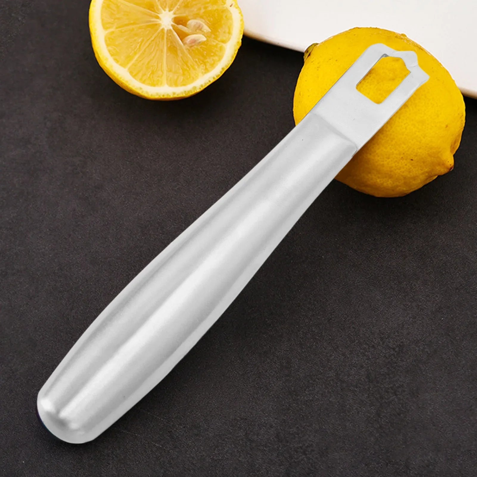 Stainless Steel Lemon Zester – Cocktail & Kitchen Tool