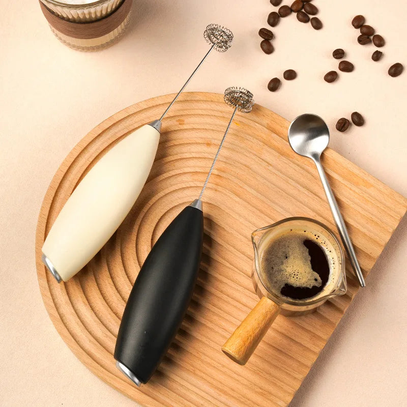 2-in-1 Electric Milk Frother – USB Coffee & Egg Beater