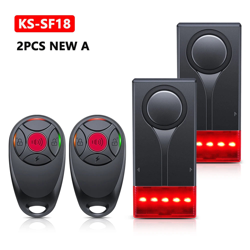 Awapow Wireless Bike & Window Alarm – 110dB with Remote