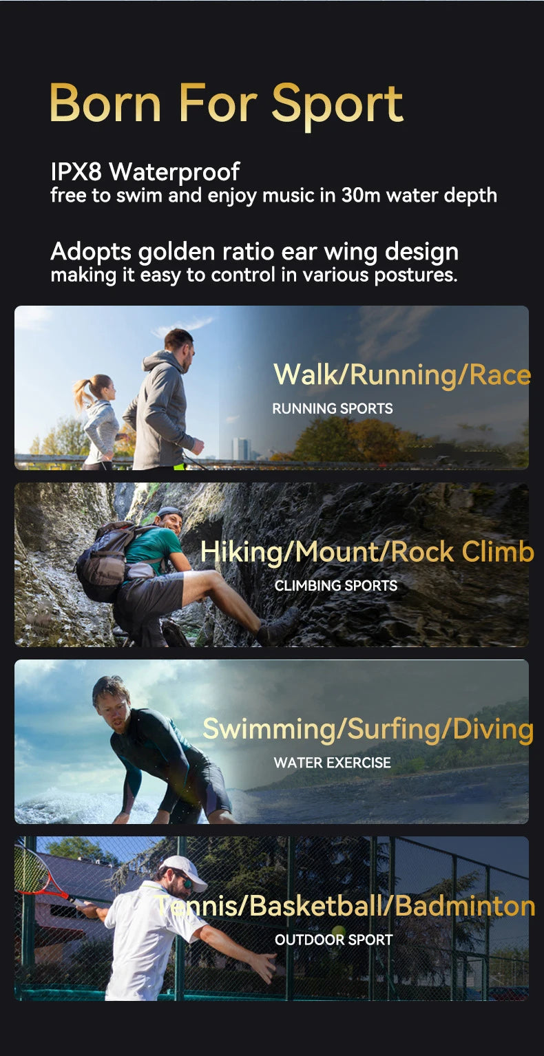 Xiaomi Bone Conduction Bluetooth 5.4 Headphones with 32GB MP3 Player