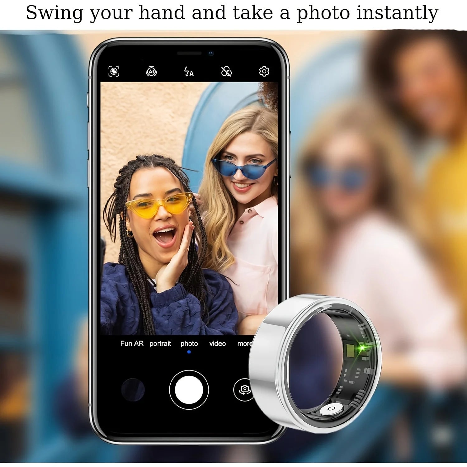 Smart Ring – Sleep & Activity Tracker for iOS/Android