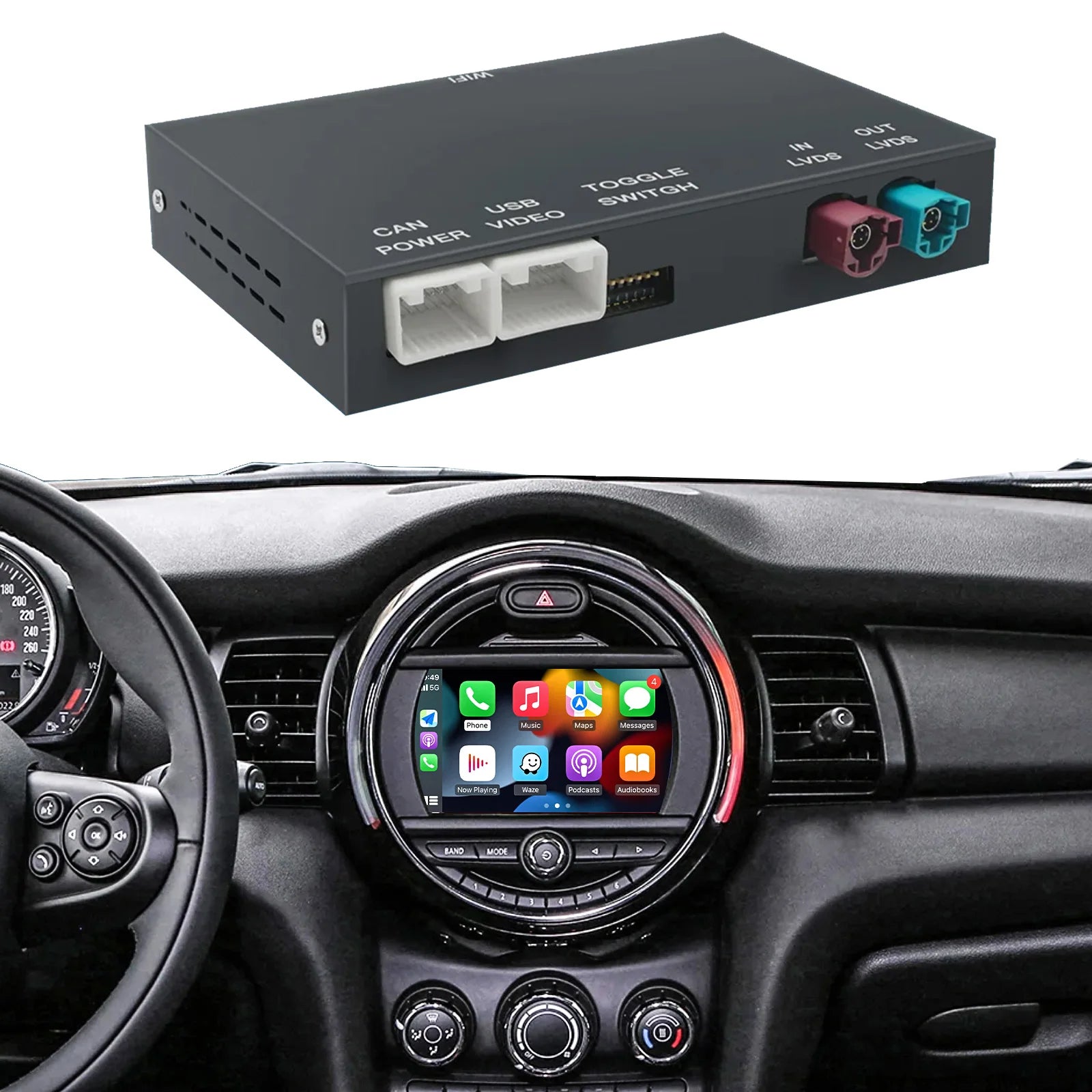 Wireless CarPlay & Android Auto for BMW/MINI (R & F Series)