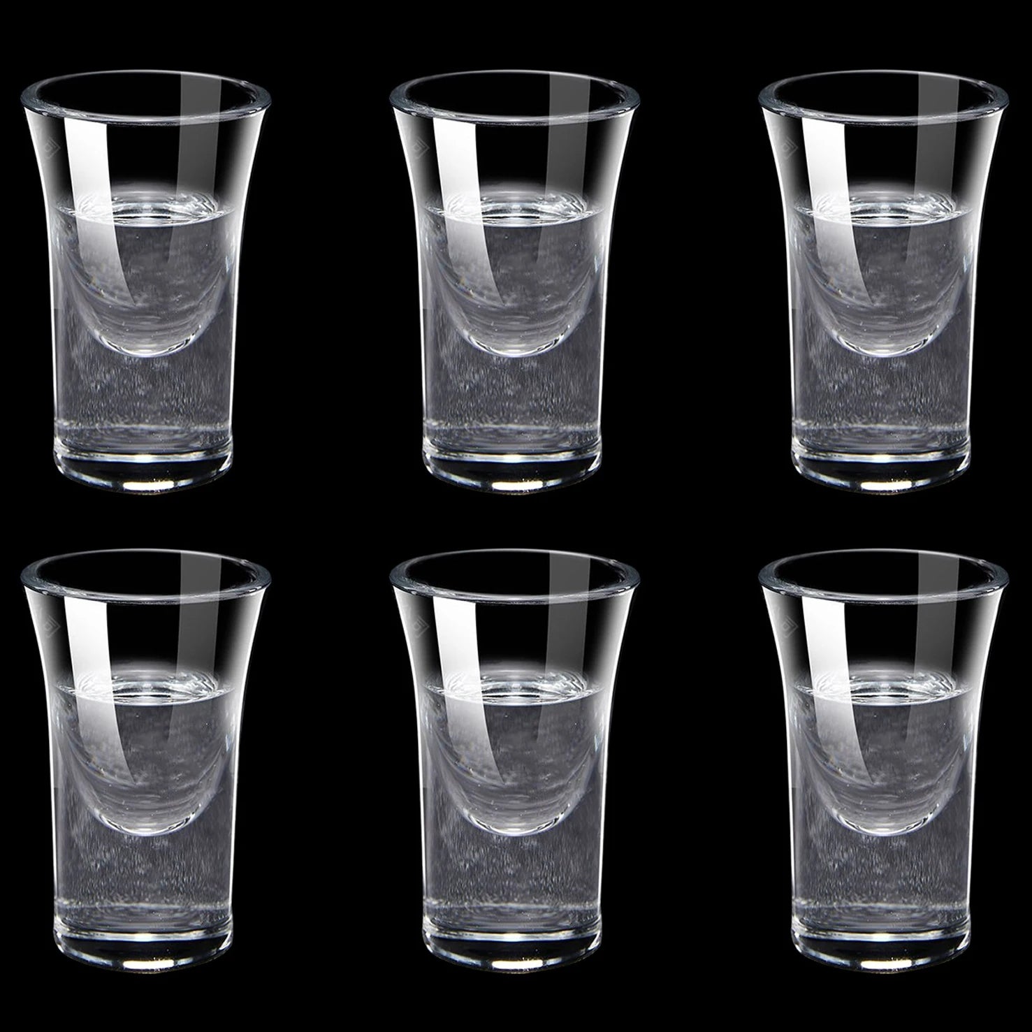 10ml Mini Shot Glasses – Set of 6 Clear Sake & Spirit Cups