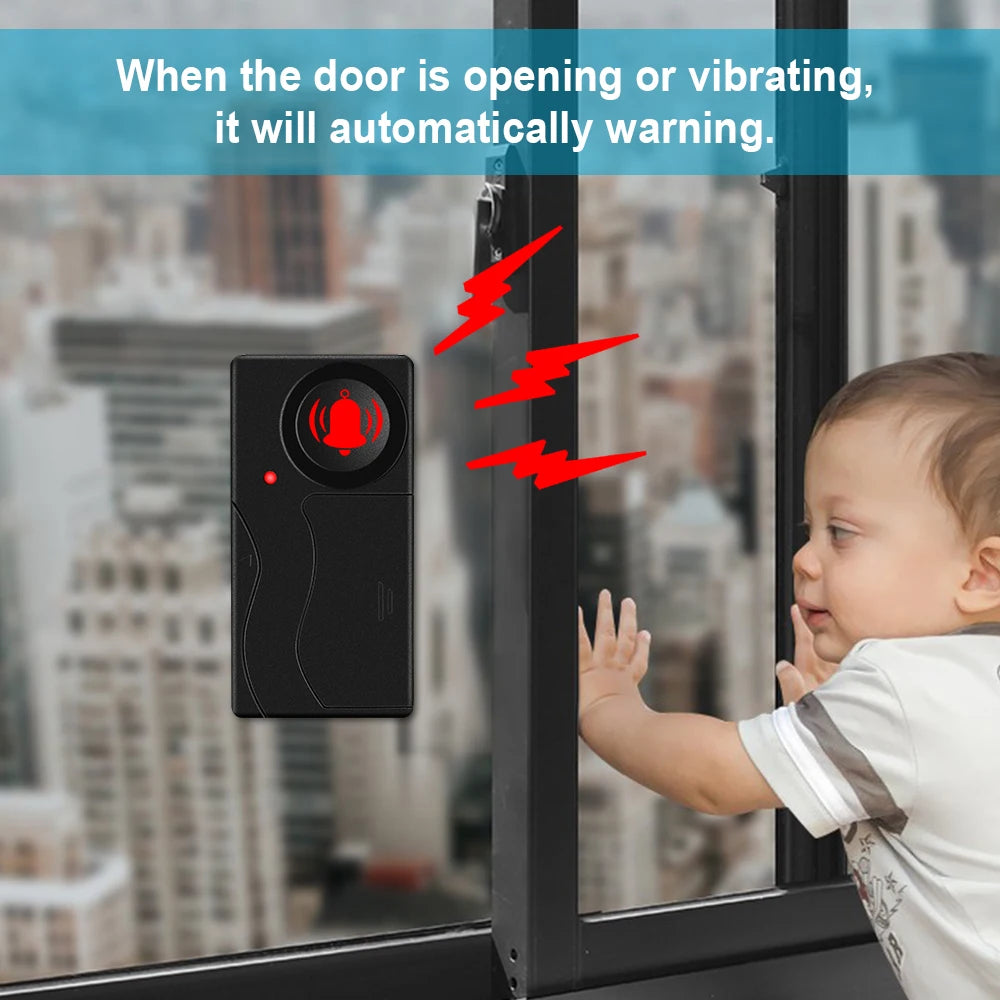 Awapow Wireless Bike & Window Alarm – 110dB with Remote