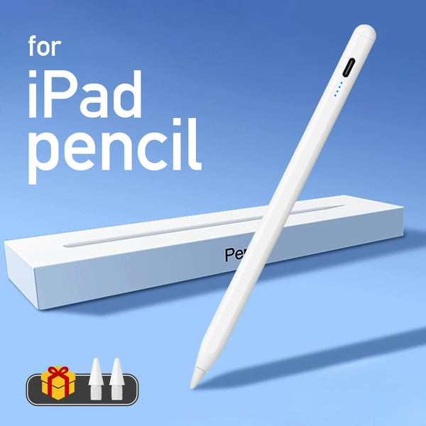 Stylus Pen For Apple Pencil with LED Power Indicators Palm Rejection Touch Pencil