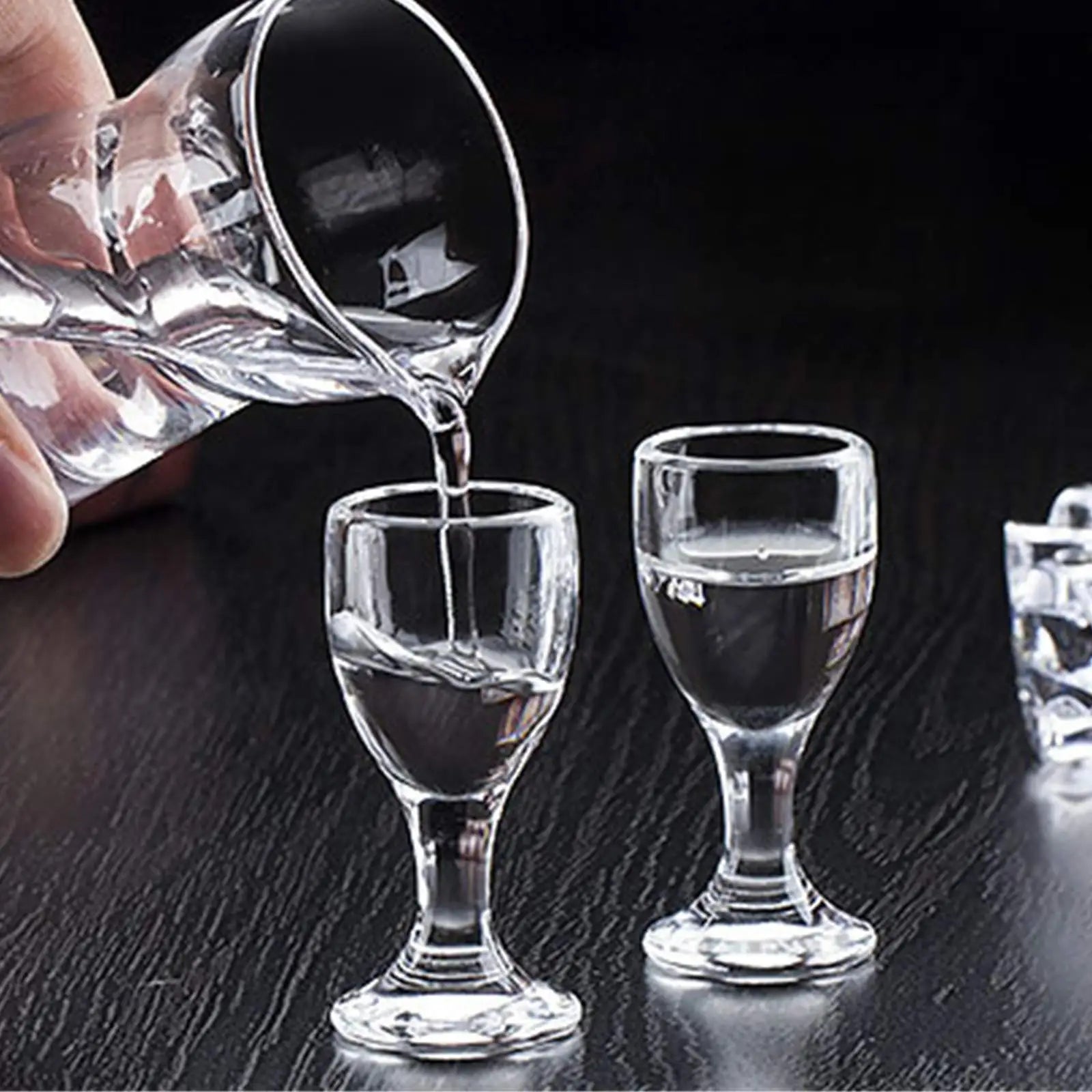 10ml Mini Shot Glasses – Set of 6 Clear Sake & Spirit Cups