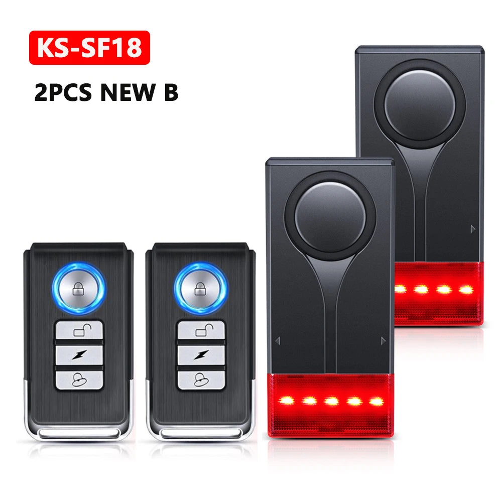 Awapow Wireless Bike & Window Alarm – 110dB with Remote