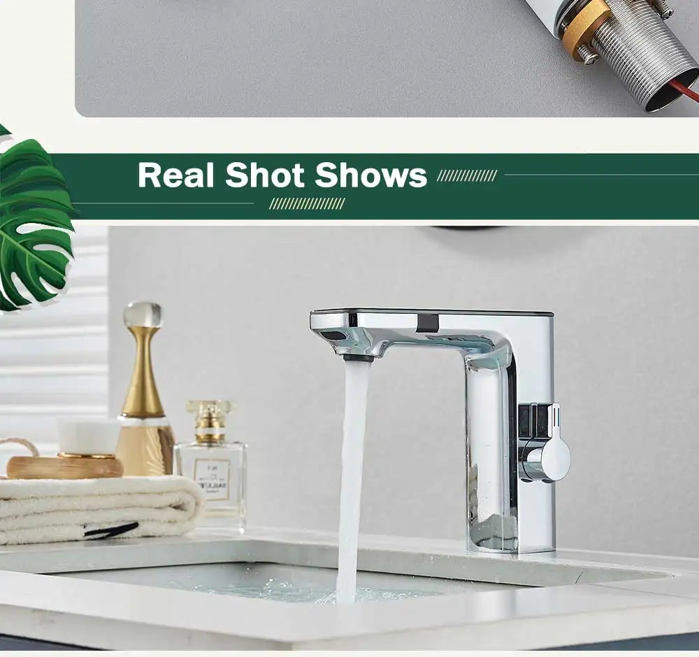 Rozin Touchless Sensor Basin Faucet with Smart Display
