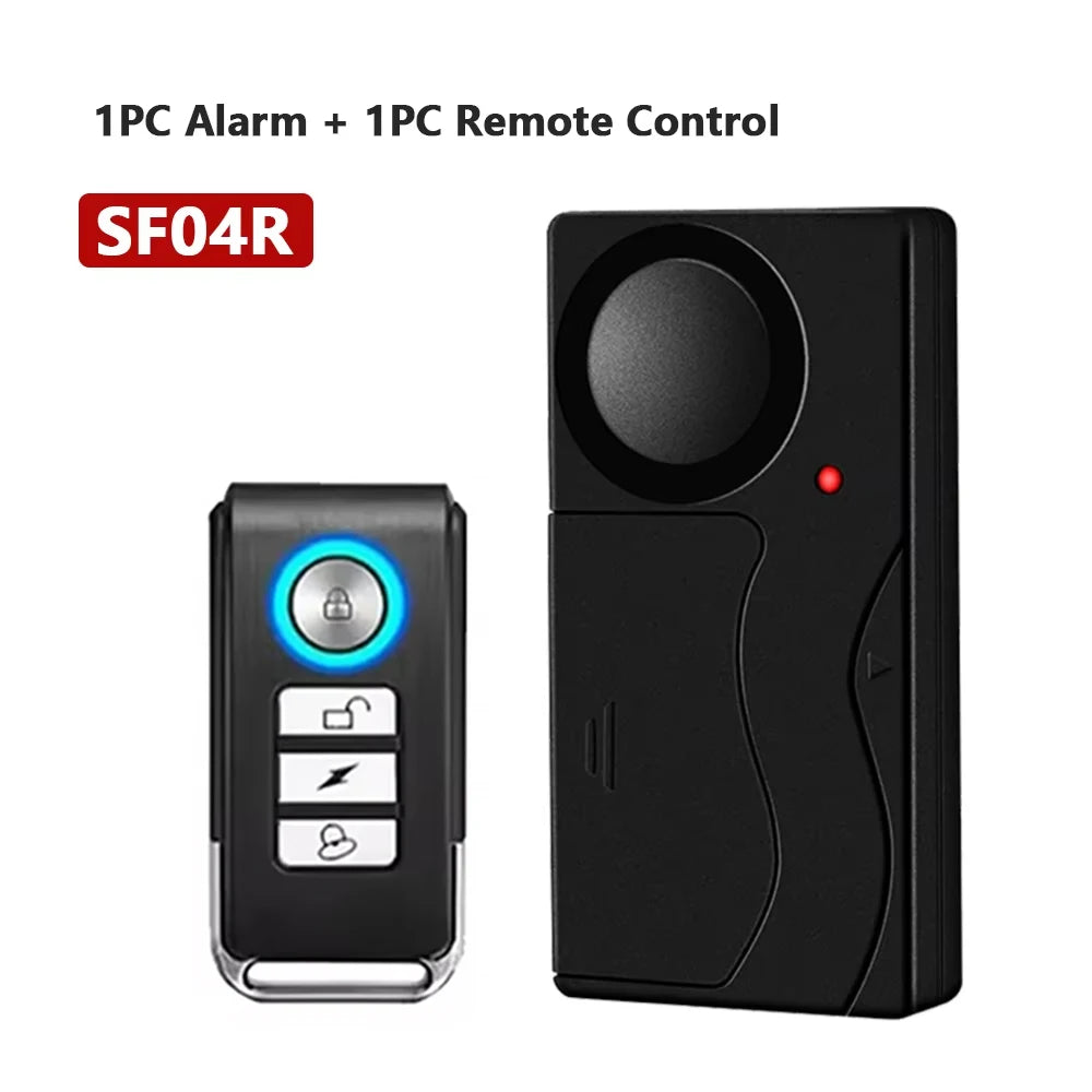 Awapow Wireless Bike & Window Alarm – 110dB with Remote