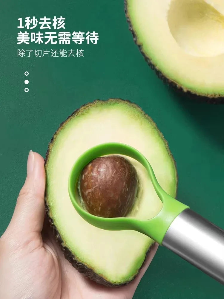 Avocado & Fruit Stainless Steel Cutting Gadget