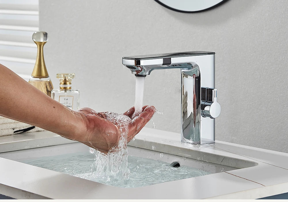 Rozin Touchless Sensor Basin Faucet with Smart Display